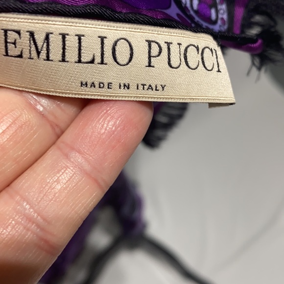 Emilio Pucci - silk scarf - Picture 3 of 5